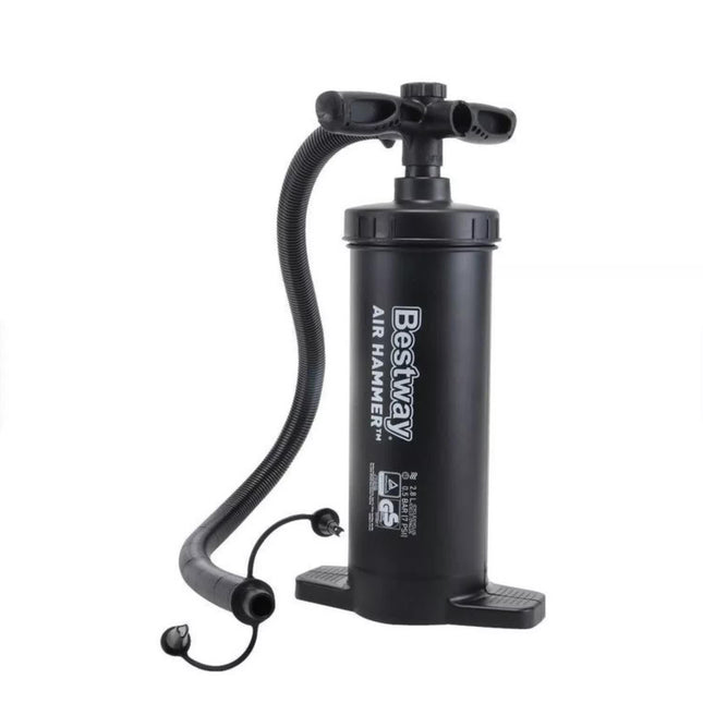 Bestway Air Hammer 2800 Manual Air Pump for Airbed, Swimming Pool, Toys, Kayaks.