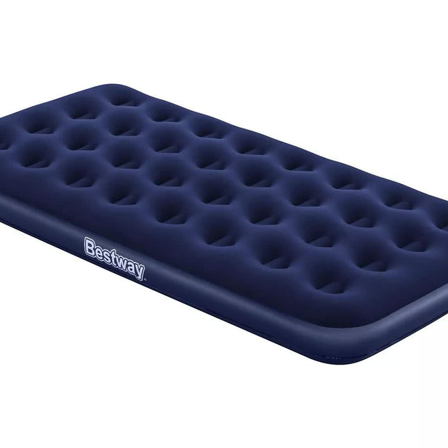 Bestway 1.88m x 99cm x 22cm Air Mattress Twin Indoor/Outdoor Heavy Duty Durable Camping.