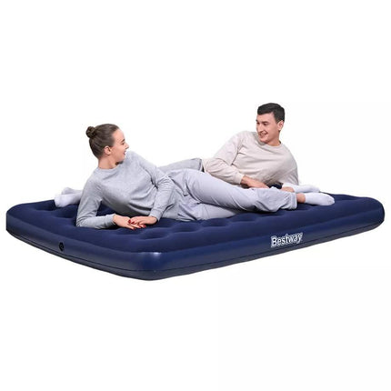 Bestway 2.03m x 1.52m x 22cm Air Mattress Queen Inflatable Air Bed Indoor/Outdoor Heavy Duty Durable Camping.