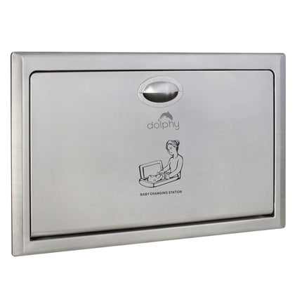 Recessed  Baby Change Station - Stainless Steel.