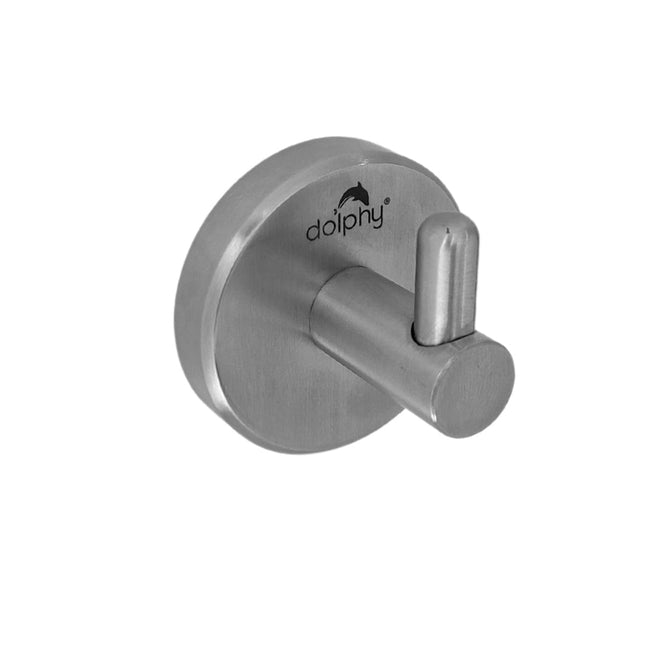 Single Robe Hook - Concealed Fix Brushed Finish.