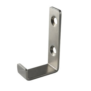 Satin SS Coat Hook Screw Fix 44mm Depth.
