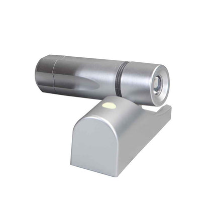 Wall Mounted Hotel Emergency Torch - Silver.