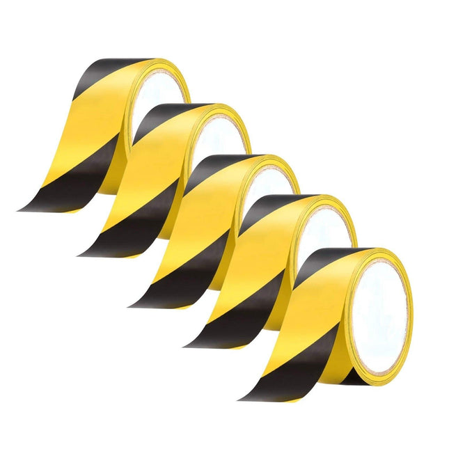 Floor Marking Tape - Zebra Lines (Pack of 5).
