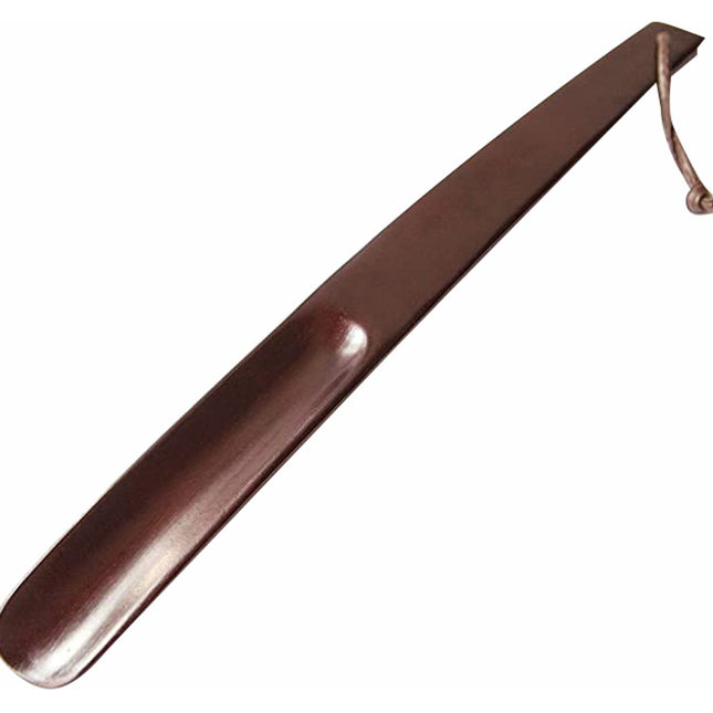 Shoe Horn - Brown Natural Wood.