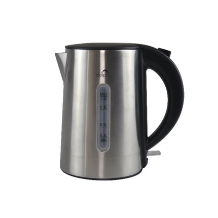 1.0L Brushed Silver Stainless Steel Kettle.