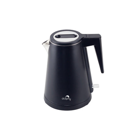 0.8L Stainless Steel Kettle - Black
(Double Layer).