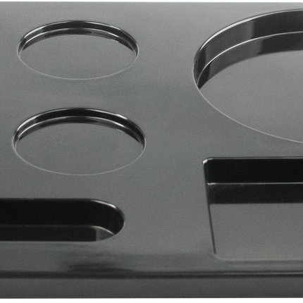 Melamine Kettle Tray - Black.