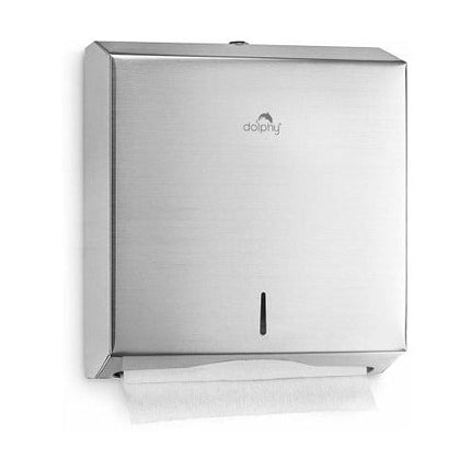 Stainless Steel Slimline Paper Towel Dispenser.