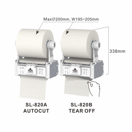 Touchless Paper Towel Dispenser-Black.