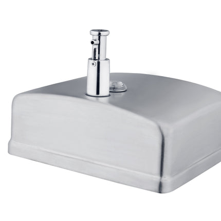 Compact Stainless Steel Soap Dispenser 1200ml.
