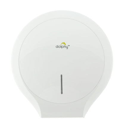 CLASSIC Jumbo Toilet Paper Roll Dispenser - White.