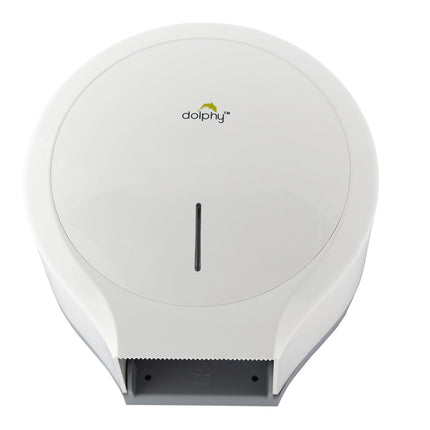 CLASSIC Jumbo Toilet Paper Roll Dispenser - White.