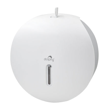 PLAZA Jumbo Toilet Roll Dispenser - White.