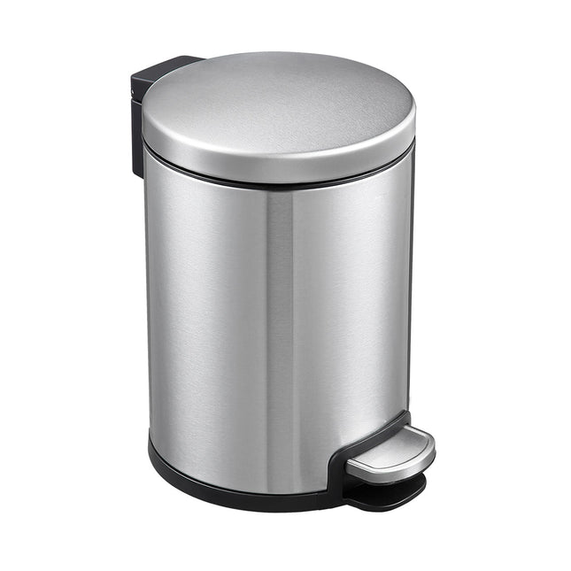 Round Soft Closing Stainless Steel PEDAL Bin- 3L.