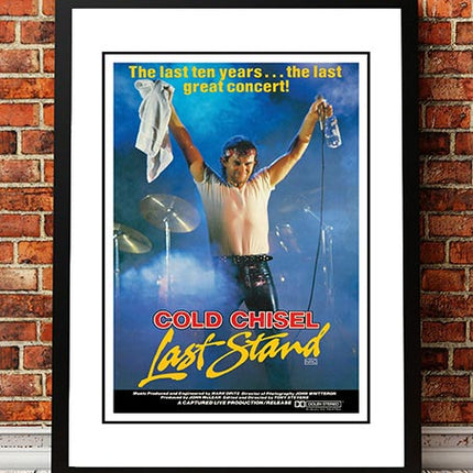 Cold Chisel ‘Last Stand’ Movie Poster 1983 - Framed A2.