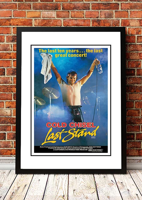Cold Chisel ‘Last Stand’ Movie Poster 1983 - Framed A2.