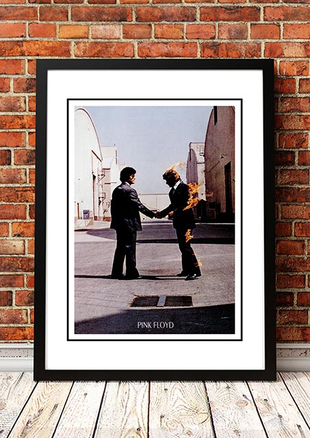 Pink Floyd 'Wish You Were Here' In Store Poster 1975 - Framed A2.
