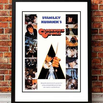 Clockwork Orange' Cult Movie Poster! - Framed A3.