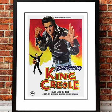 Elvis 'King Creole' Framed Movie Poster! - Framed A2.