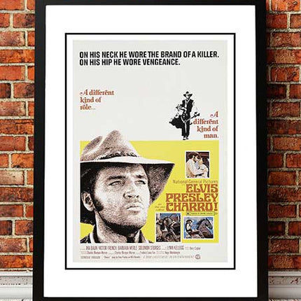 Elvis 'Charro' Framed Movie Poster! - Framed A2.