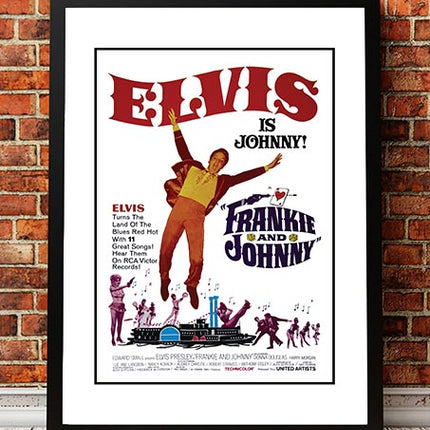 Elvis 'Frankie and Johhny' Framed Movie Poster! - Framed A3.