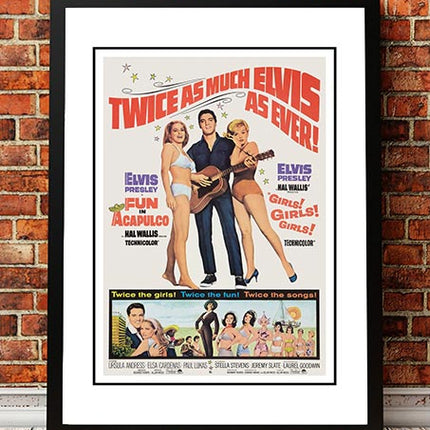 Elvis 'Fun In Acapulco' Framed Movie Poster! - Framed A3.