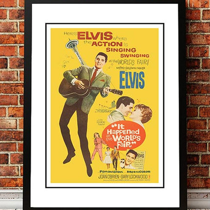 Elvis 'It Happened At The World's Fair' Framed Movie Poster! - Framed A3.