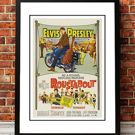 Elvis 'Roustabout' Framed Movie Poster! - Framed A3.