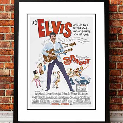 Elvis 'Spinout' Framed Movie Poster! - Framed A3.