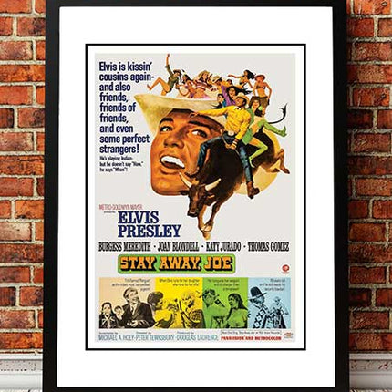 Elvis 'Stay Away Joe' Framed Movie Poster! - Framed A4.