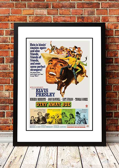 Elvis 'Stay Away Joe' Framed Movie Poster! - Framed A4.