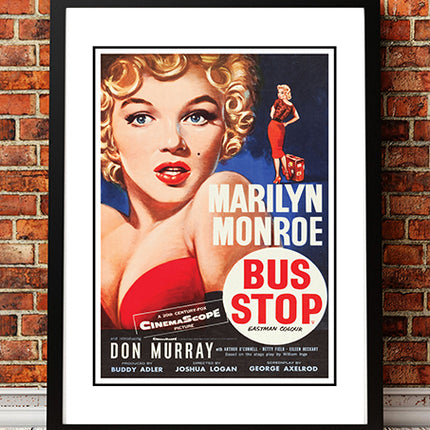 Marilyn Monroe ‘Bus Stop’ Framed Movie Poster! - Framed A3.