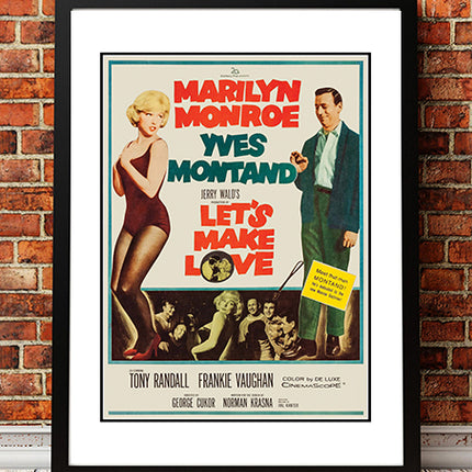 Marilyn Monroe ‘Let’s Make Love’ Framed Movie Poster! - Framed A3.