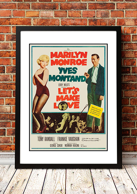 Marilyn Monroe ‘Let’s Make Love’ Framed Movie Poster! - Framed A3.