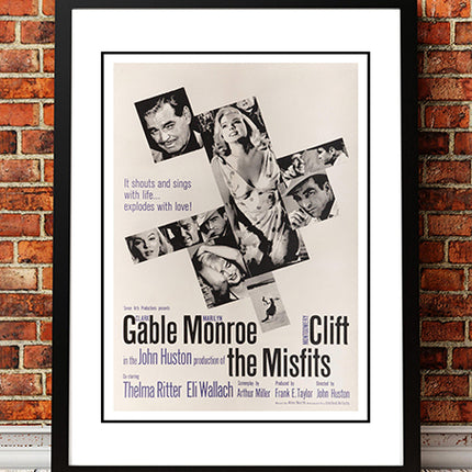 Marilyn Monroe ‘The Misfits’ Framed Movie Poster! - Framed A4.