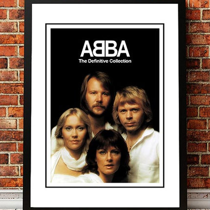 ABBA ‘The Definitive Collection’ In Store Poster 2001 - Framed A2.