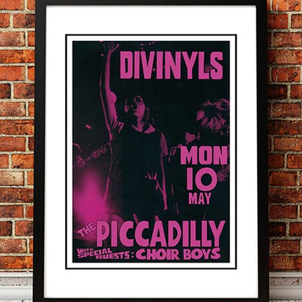 Divinyls ‘The Piccadilly’ Sydney, Australia Concert Poster 1983 - Framed A2.