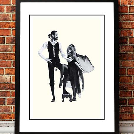 Fleetwood Mac ‘Rumours’ In Store Promotional Poster 1977 - Framed A4.