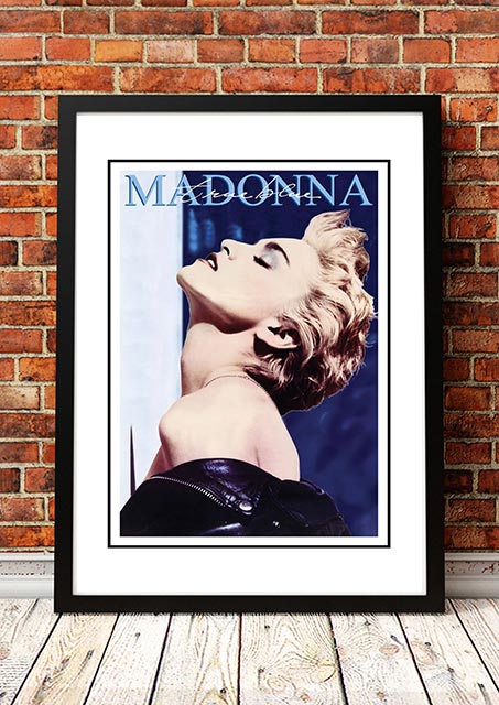 Madonna ‘True Blue’ In Store Promotional Poster 1986 - Framed A2.