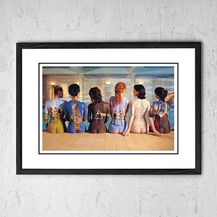 Pink Floyd ‘Painted Ladies’ Pop Art Print 1997 - Framed A3.