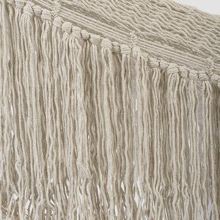 Ivory Cascade, hand woven rope Authentic Mexican Hammock.