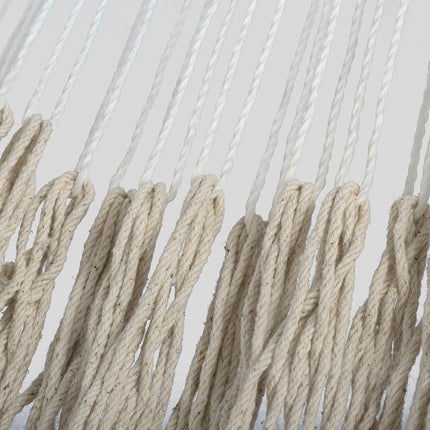Ivory Cascade, hand woven rope Authentic Mexican Hammock.