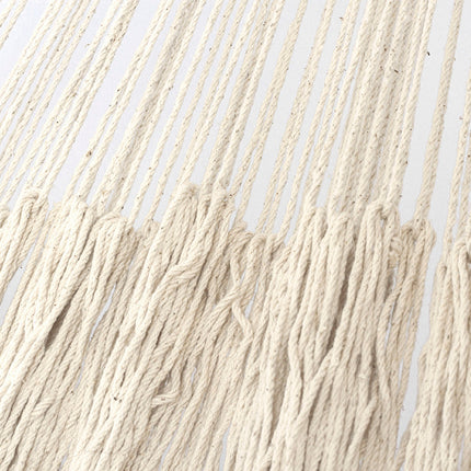 Outdoor undercover cotton Mayan Legacy hammock with hand crocheted tassels King Size Marble.