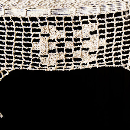 Outdoor undercover cotton Mayan Legacy hammock with hand crocheted tassels King Size Marble.