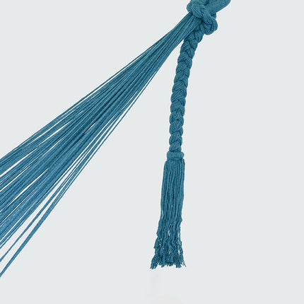 Outdoor undercover cotton Mayan Legacy hammock with hand crocheted tassels Queen Size Bondi.