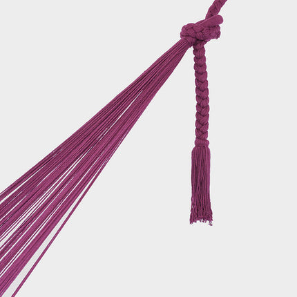 Outdoor undercover cotton Mayan Legacy hammock King size Mexican Pink.