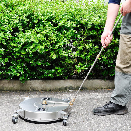 2In1 Surface Cleaner 16.5Inch Undercarriage Washer Pressure Washer Max 4000PSI 1/4 Quick Connector with Universal Wheels and Wands for Car Ground Cleaning.