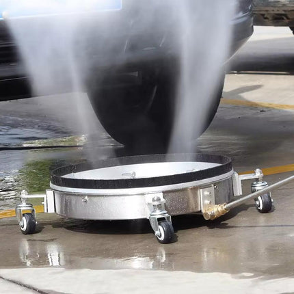 2In1 Surface Cleaner 16.5Inch Undercarriage Washer Pressure Washer Max 4000PSI 1/4 Quick Connector with Universal Wheels and Wands for Car Ground Cleaning.