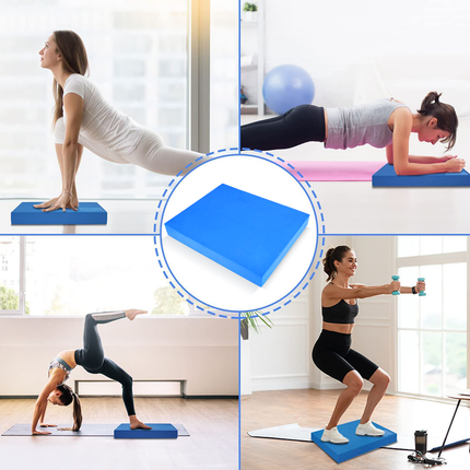 Balance Foam Pad Non-Slip Mat Exercise Soft pads for Fitness and Balance Strength Training Yoga Pilates Gym for Physical Therapy Knee Cushion.